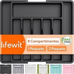 Guía para instalar un organizador de cubiertos en un cajón