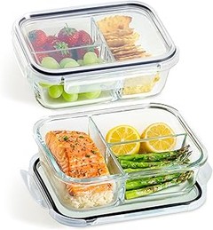 Encuentra el mejor tupper de cristal con compartimentos para ti