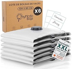 ¿Cuál es el precio promedio de las bolsas para envasado al vacío grandes?