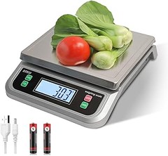 ¿Cuál es el precio promedio de las básculas de cocina con pilas?