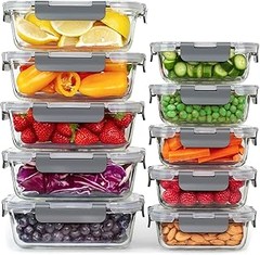 Tuppers de cristal rectangulares: ¿pueden ir al microondas?