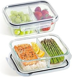 Pros y Contras de Utilizar Tuppers de Cristal con Compartimentos