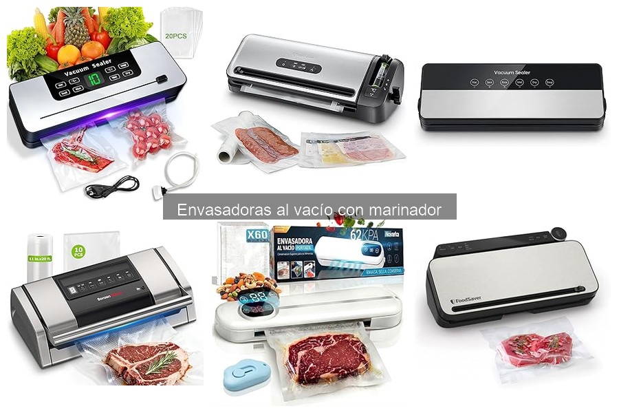 Alimentos ideales para envasar al vacío con marinador