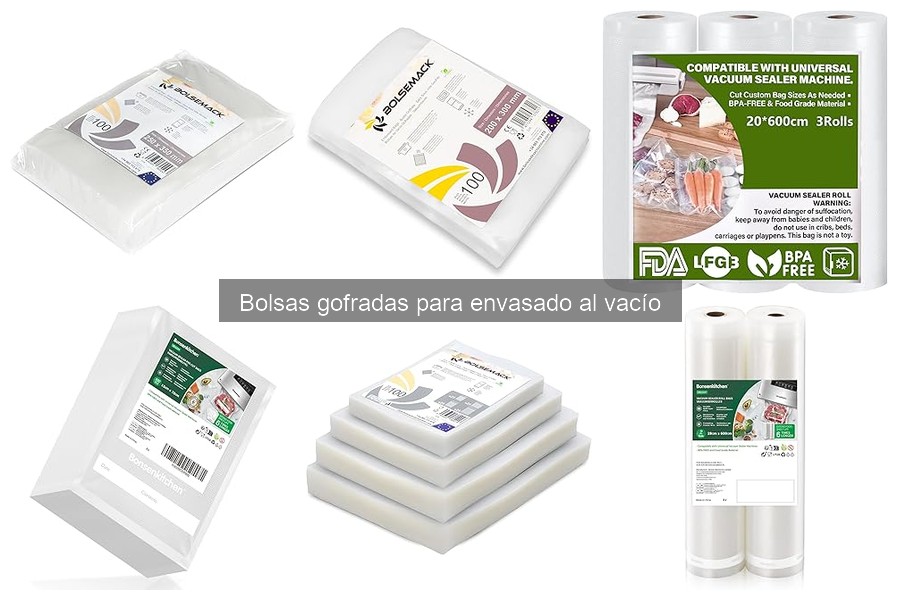 Alternativas a bolsas gofradas para envasado al vacío