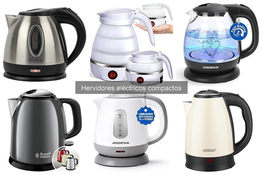 Alternativas a hervidores eléctricos compactos para calentar agua