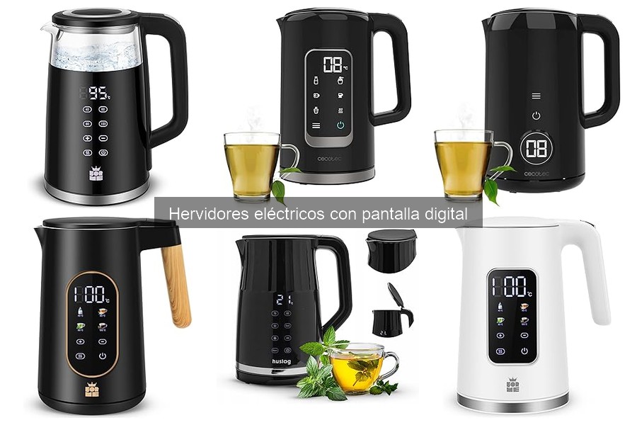 Alternativas a Hervidores Eléctricos con Pantalla Digital