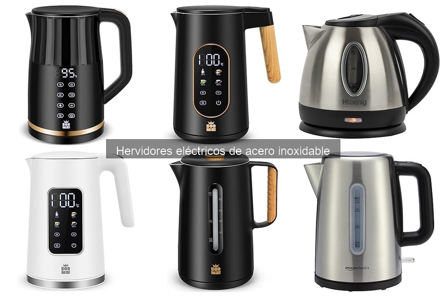Alternativas a hervidores eléctricos de acero inoxidable