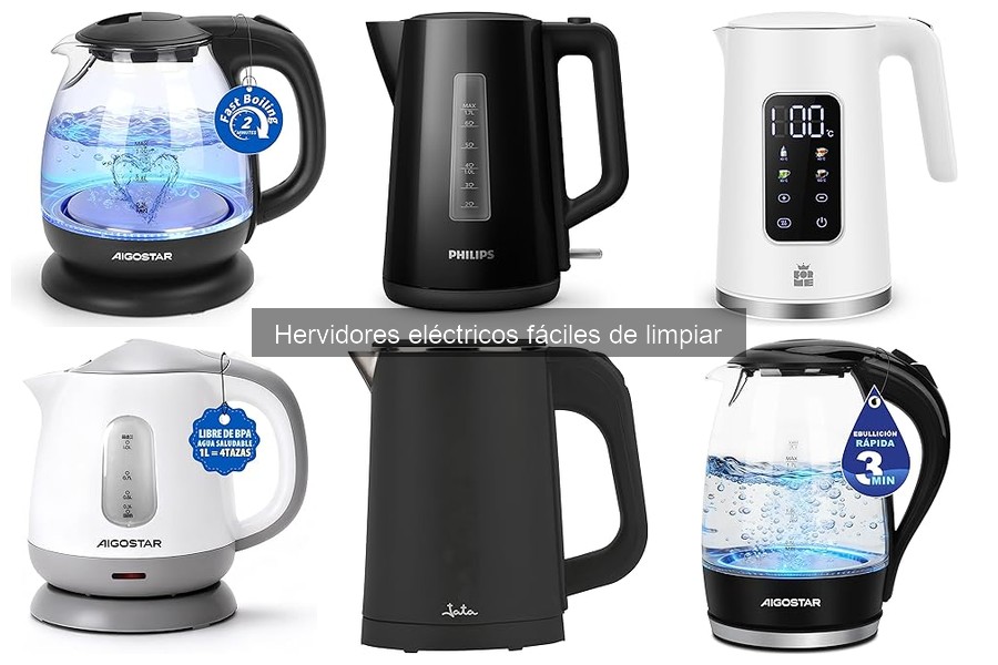 Alternativas a hervidores eléctricos fáciles de limpiar