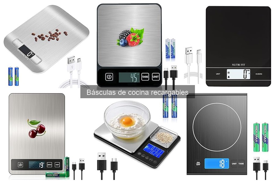 Alternativas a las Básculas de Cocina Recargables