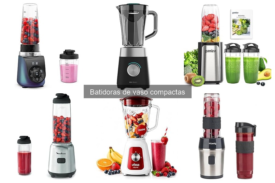 Alternativas a las batidoras de vaso compactas