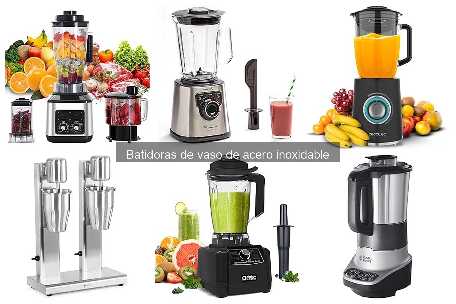 Alternativas a las batidoras de vaso de acero inoxidable