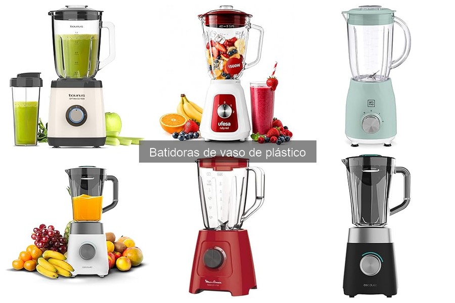 Alternativas a las batidoras de vaso de plástico