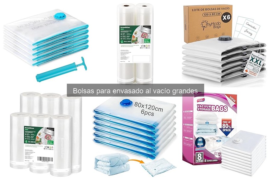 ** Alternativas a las Bolsas para Envasado al Vacío Grandes