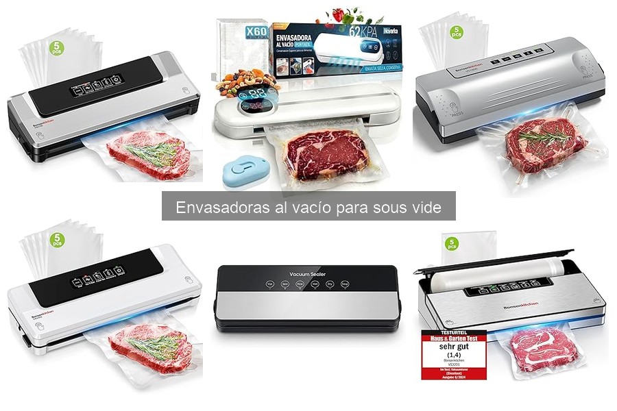 Alternativas a las envasadoras al vacío para sous vide