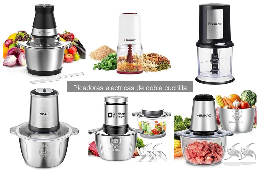 Alternativas a las picadoras eléctricas de doble cuchilla