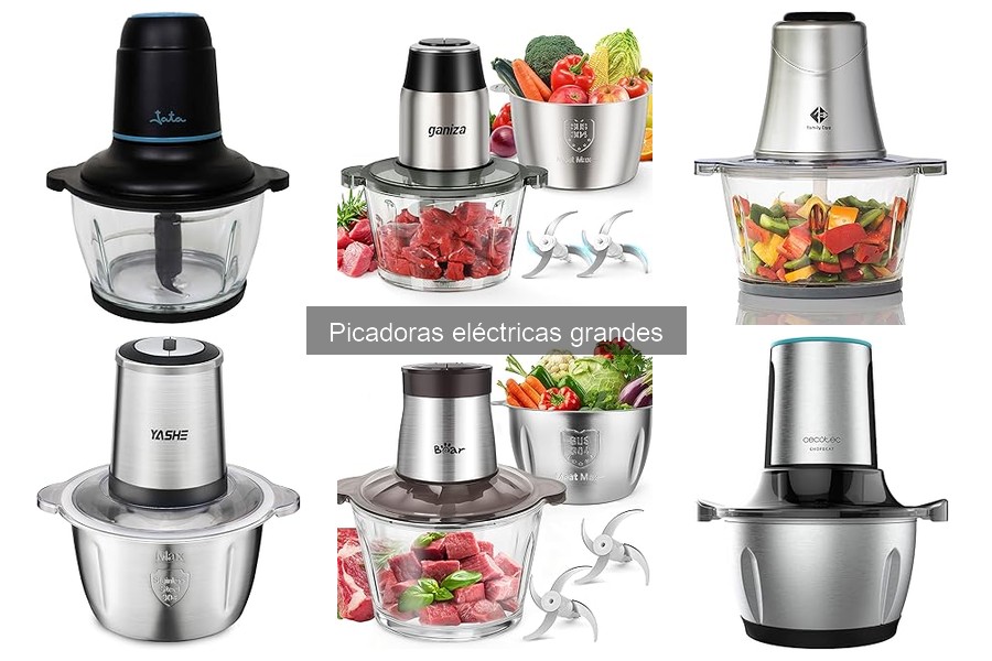 ** Alternativas a las picadoras eléctricas grandes en cocina