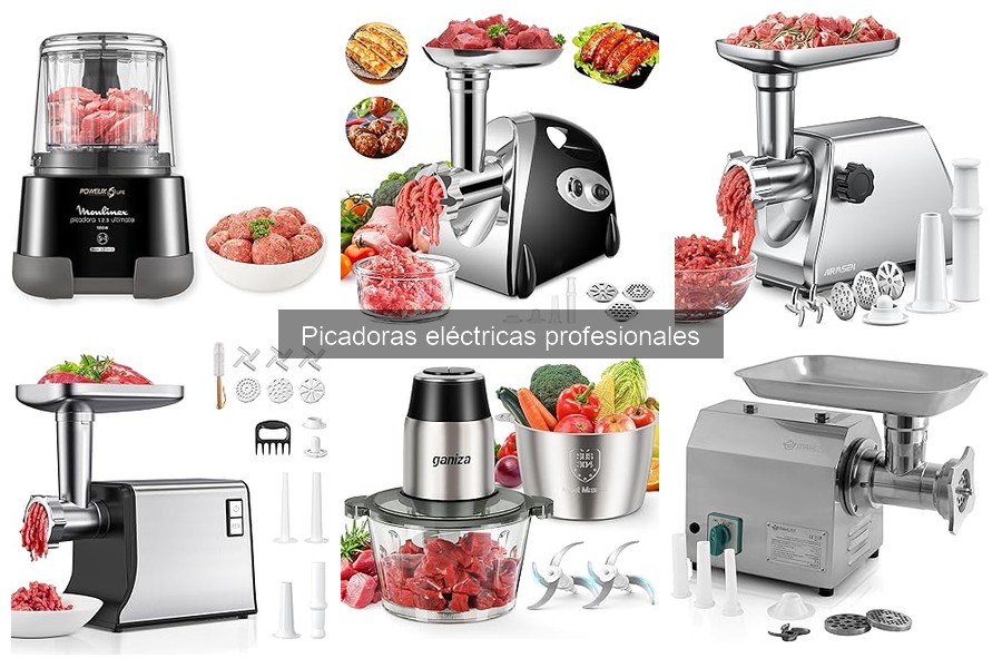 Alternativas a las Picadoras Eléctricas Profesionales