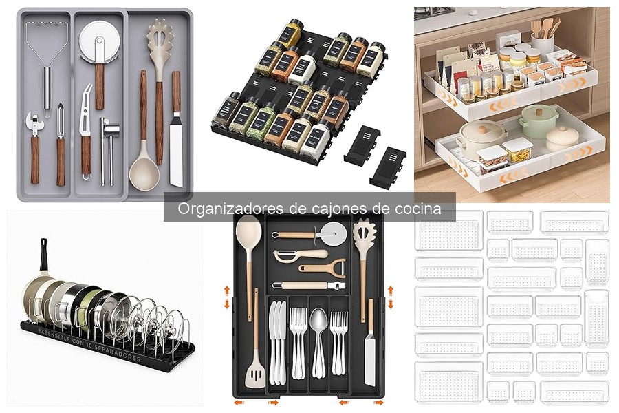 Alternativas a los organizadores de cajones de cocina