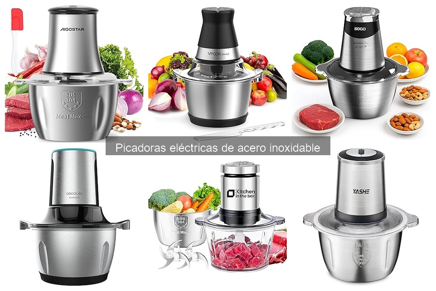 Alternativas a picadoras eléctricas de acero inoxidable