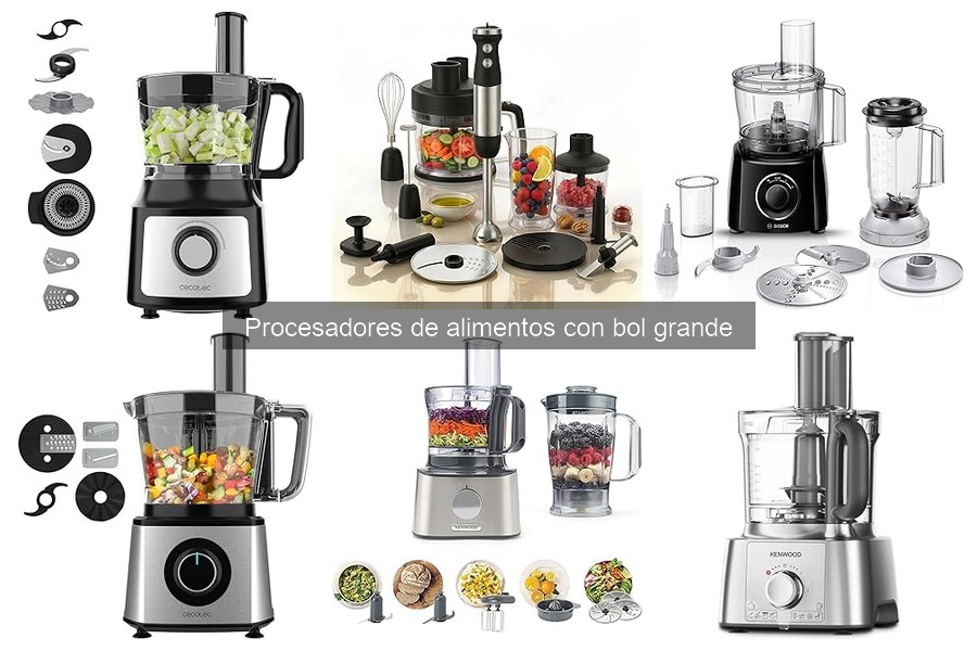 ** Alternativas a Procesadores de Alimentos con Bol Grande