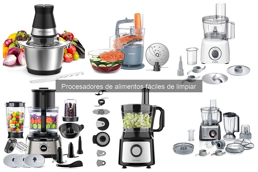 Alternativas a Procesadores de Alimentos Fáciles de Limpiar