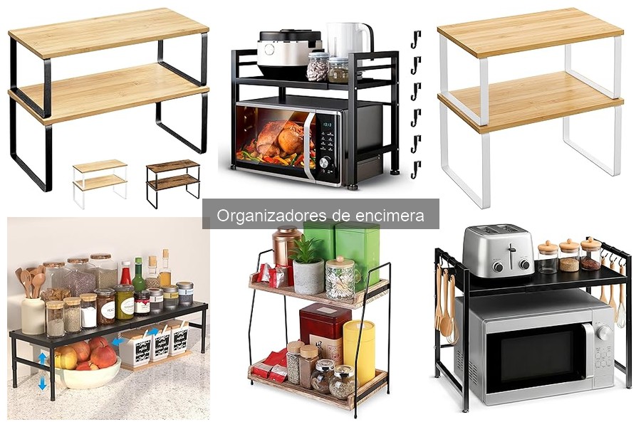 Alternativas creativas a organizadores de encimera