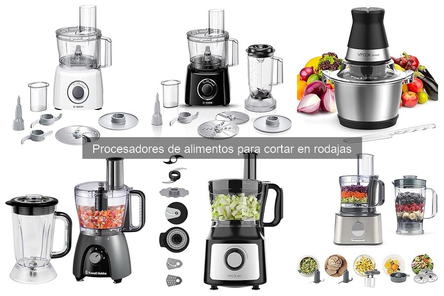 Alternativas económicas a procesadores de alimentos para cortar en rodajas