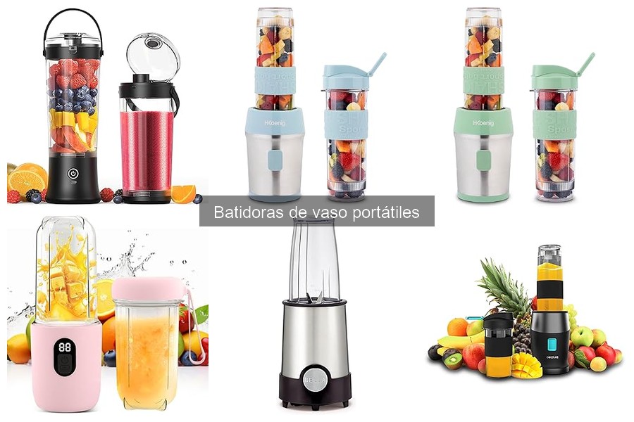 Batidoras de vaso portátiles para una dieta saludable