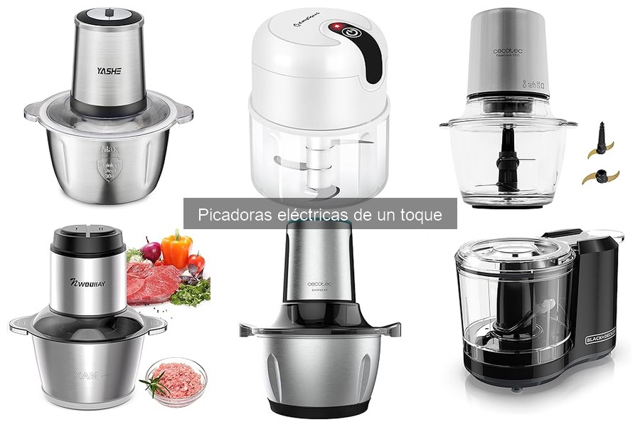 Beneficios de usar una picadora eléctrica de un toque