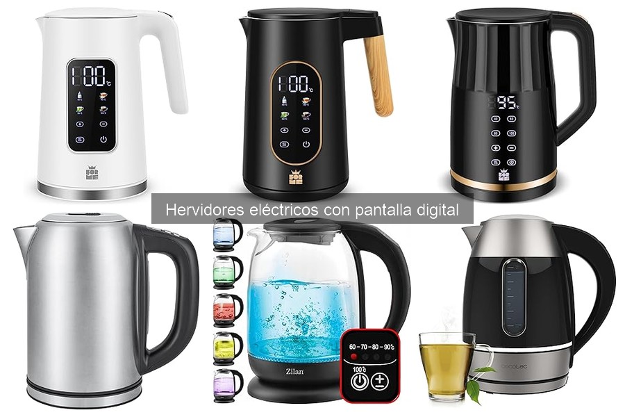 Características Técnicas de Hervidores Eléctricos Digitales