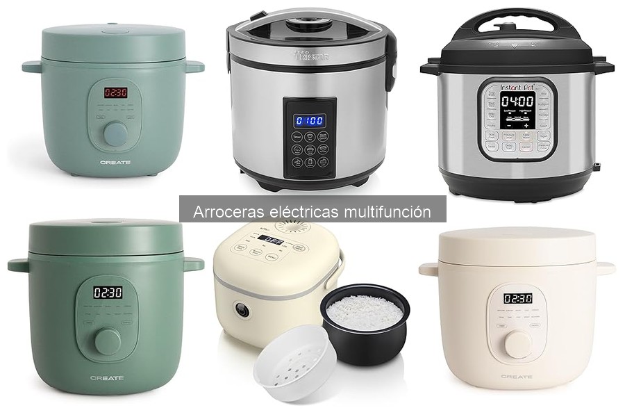 Cocina más allá del arroz con arroceras eléctricas multifunción