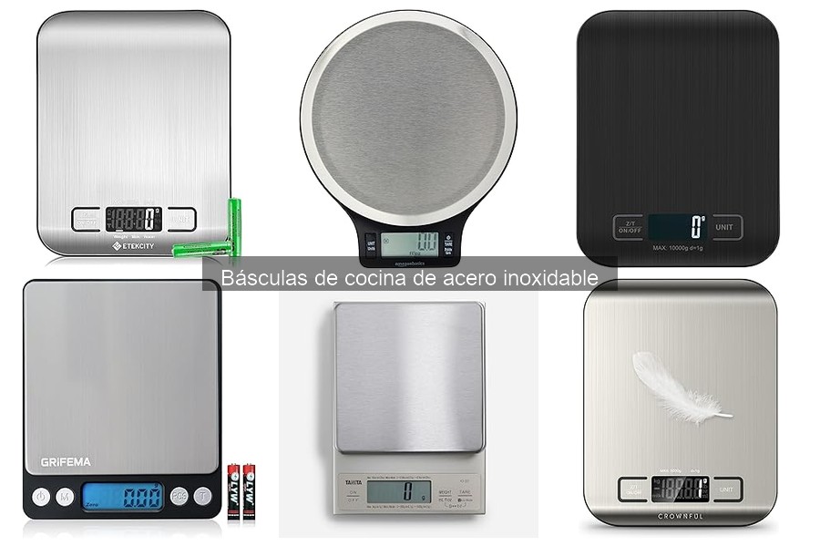 Cómo calibrar una báscula de cocina de acero inoxidable