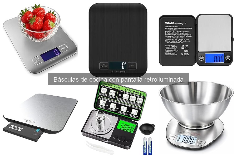 Cómo calibrar una báscula de cocina retroiluminada