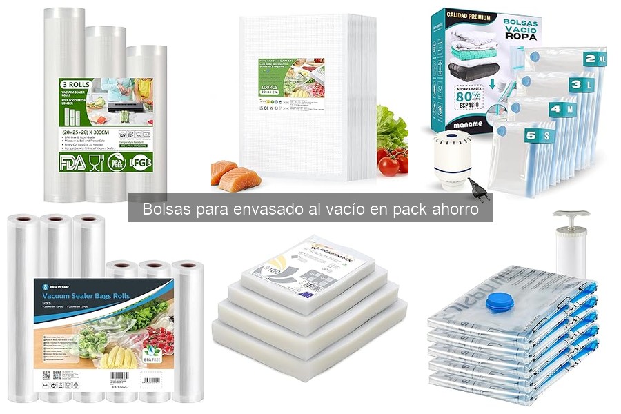 Cómo elegir bolsas para envasado al vacío adecuadas