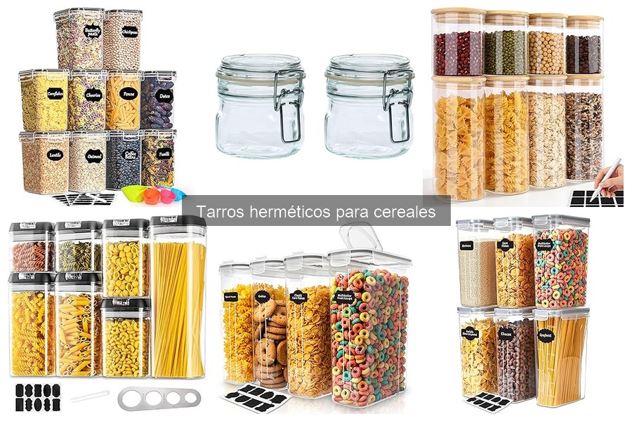 Cómo elegir el mejor tarro hermético para cereales