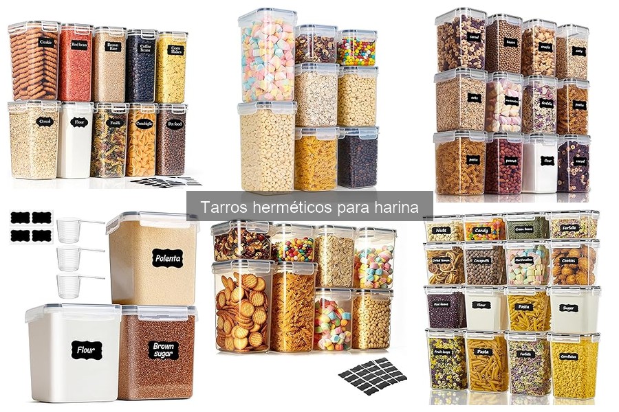 Cómo elegir el mejor tarro hermético para harina