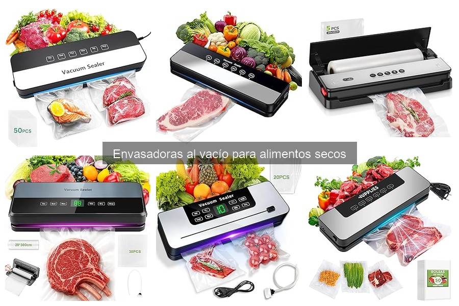 Cómo elegir la mejor envasadora al vacío para alimentos secos