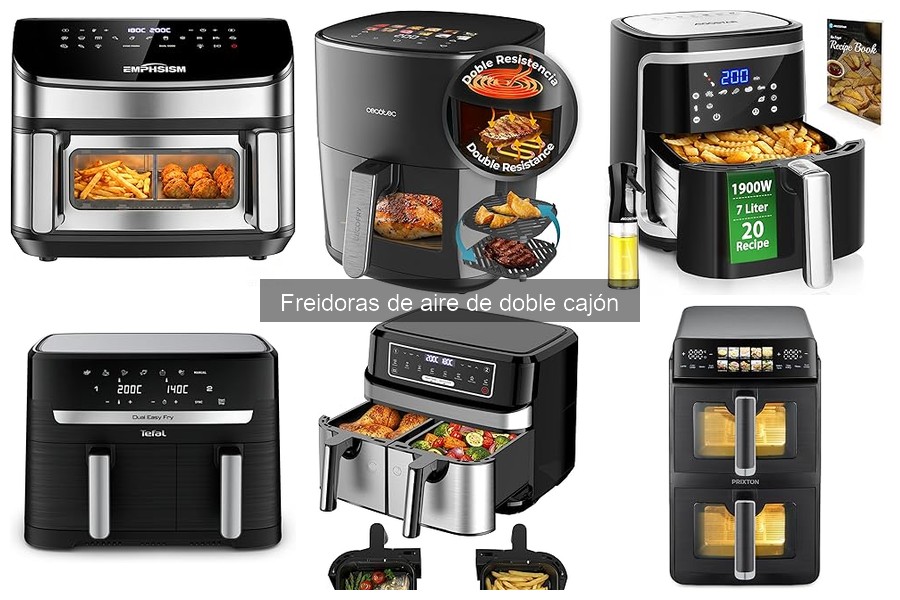 Cómo elegir la mejor freidora de aire de doble cajón