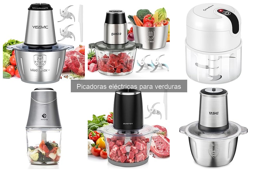 Cómo elegir la mejor picadora eléctrica para verduras