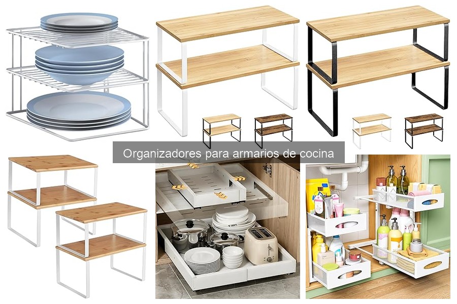 Cómo instalar organizadores en armarios de cocina fácilmente