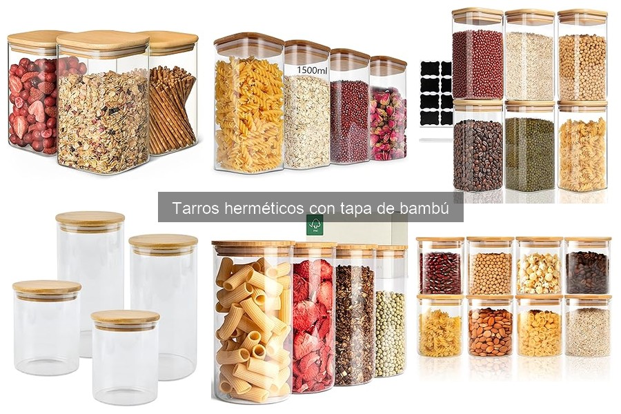 Cómo limpiar y mantener tarros herméticos de bambú