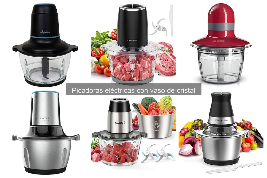Cómo limpiar y mantener tu picadora eléctrica de vaso de cristal