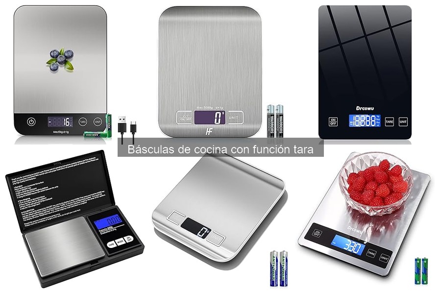 Cómo mantener tu báscula de cocina con función tara