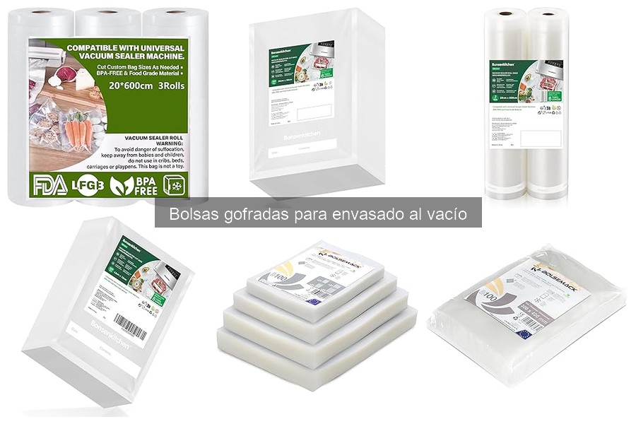 Cómo usar bolsas gofradas en el envasado al vacío