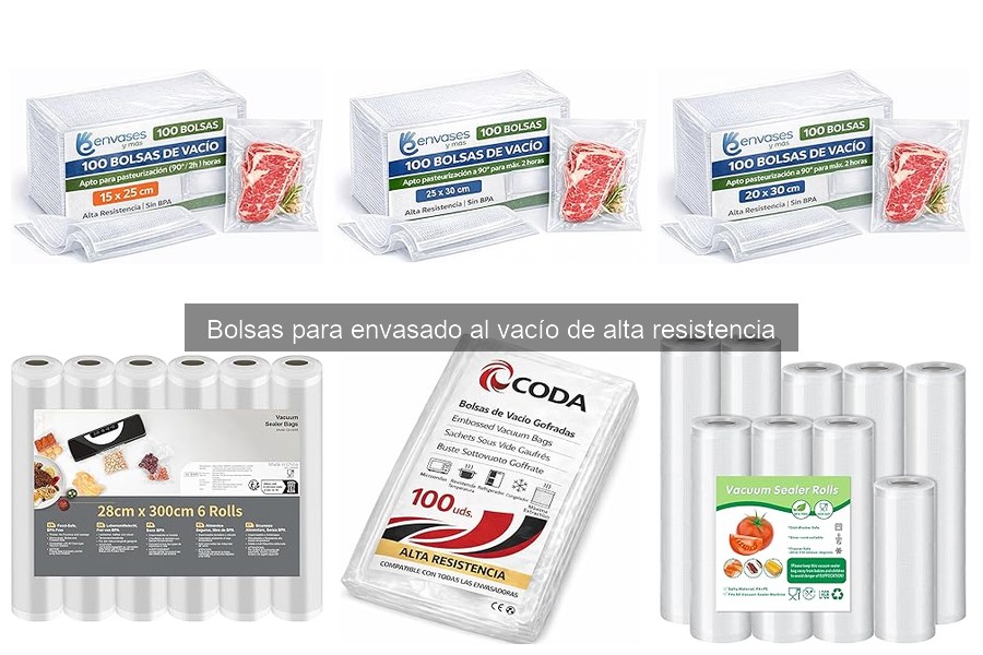Cómo usar bolsas para envasado al vacío de alta resistencia