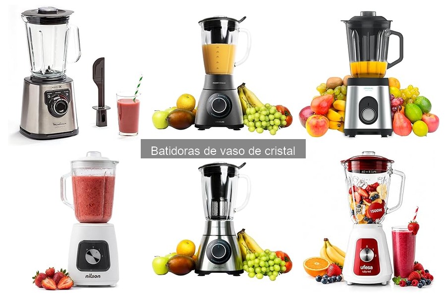Cómo usar correctamente una batidora de vaso de cristal