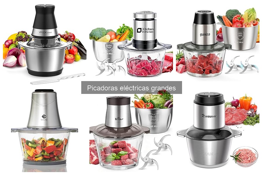Cómo usar correctamente una picadora eléctrica grande