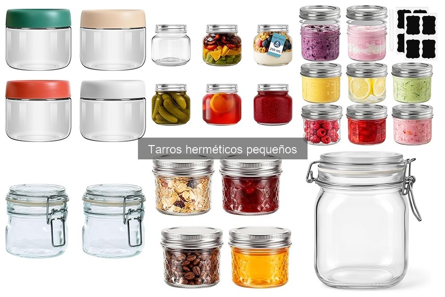 Cómo usar tarros herméticos pequeños: Consejos útiles