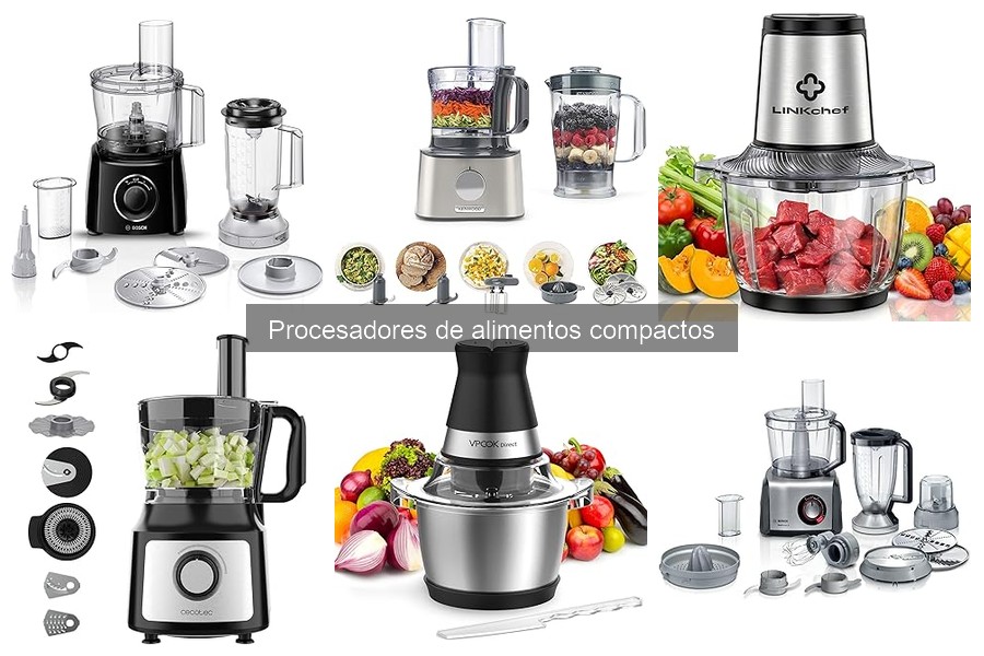 Cómo usar un procesador de alimentos compacto eficazmente