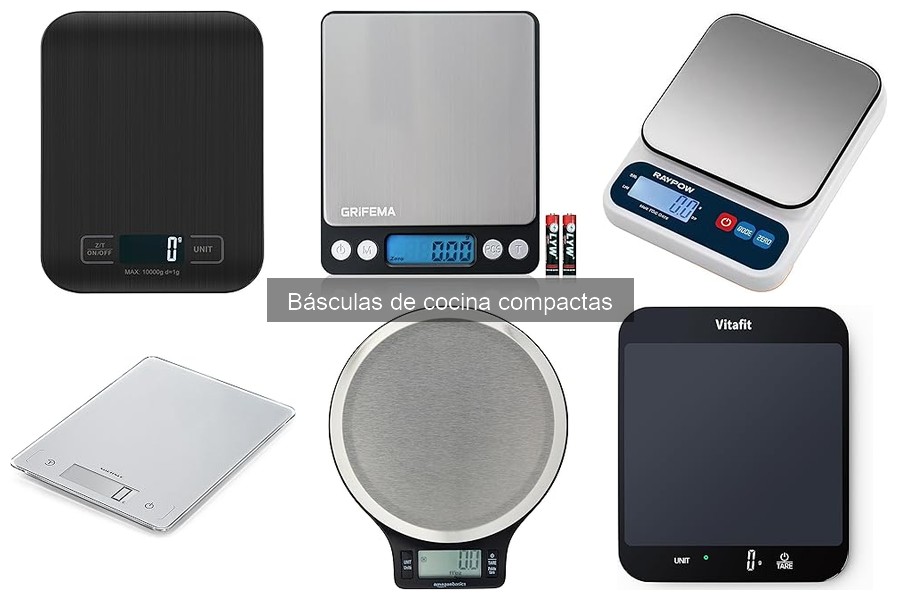 Cómo usar una báscula de cocina compacta de forma efectiva